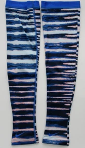 Nike Pro Arm Sleeves Women's M/L Printed Navy/Royal/Sunblush - Picture 1 of 6