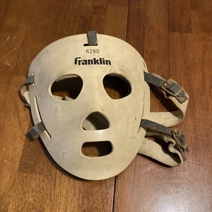 70er Jahre Franklin Sports Goalie Maske Modell 6290 mit Orignal Riemen Horrorfilm - Bild 1 von 10