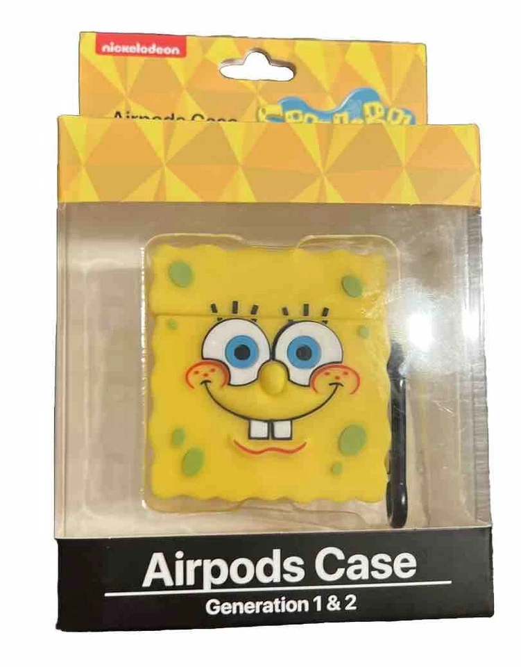 Nickelodeon SpongeBob Squarepants Protective Cover AirPods Case 1st & 2nd Gen