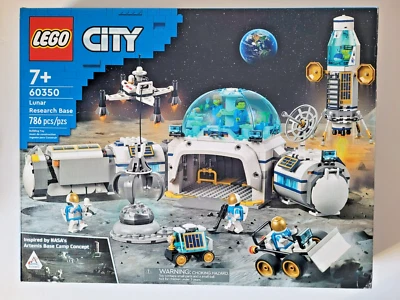 LEGO 60350 City Lunar Research Base with Box, Minifigures and Manuals - Image 1 of 4
