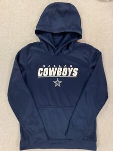 Dallas Cowboys Hoodie Sweatshirt (Men's Small) Navy Blue