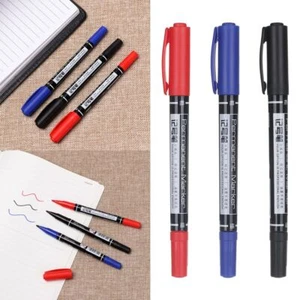 Graphic Drawing Hook Line Fast Dry Fine Point Sketch Pens Marker Twin Tip - Picture 1 of 15