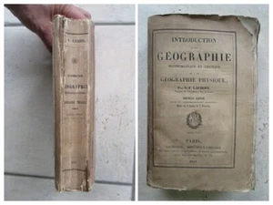 LACROIX : GEOGRAPHIE MATHEMATIQUE ET PHYSIQUE, 1847. Planches et cartes. - Picture 1 of 24