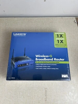 Linksys WRT54G V8 Wireless G 2.4 Ghz Broadband 4 Port Switch 802.11g Router NEW - Image 1 of 4