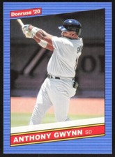 2020 Donruss Name Variation Anthony Gwynn Tony Gwynn #218 San Diego Padres