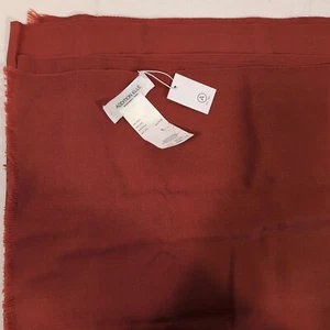 Addition Elle Wool Scarf Wrap Shawl Burnt Orange  80x31" Solid Fringed New B89 - Bild 1 von 5