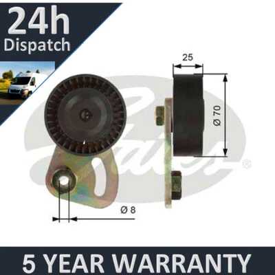 Polia tensora de correia de transmissão Gates para Land Rover Freelander Rover 75 nova G6930 - Imagem 1 de 4