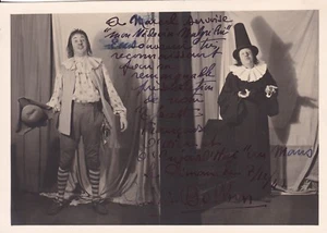 ✒ Photo dédicacée André BALBON (1902-1984) baryton basse opéra MOLIERE médecin - Picture 1 of 1