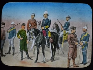 ANTIQUE Magic Lantern Slide TRANSVAAL IN WAR NO5 C1900 BOER WAR SOUTH AFRICA - Picture 1 of 2