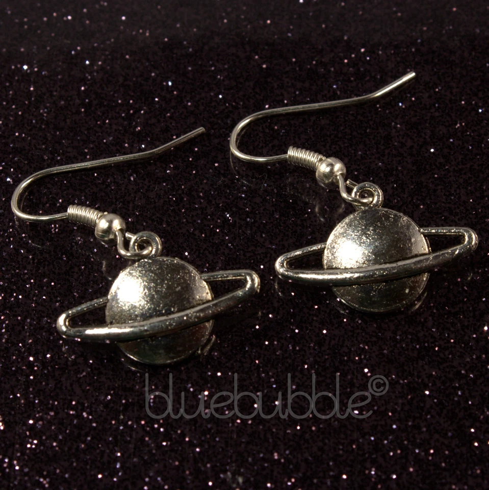 PENDIENTES FUNKY PLANETA ESPACIAL GALAXIA DIVERTIDA ASTRONOMÍA REGALO NOVEDAD ALIENÍGENA OVNI EMO Foto 1 de 1