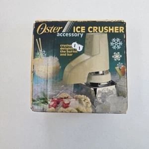 Vintage Oster Blender Ice Crusher Accessory 435-16 Almond in box - Picture 1 of 5