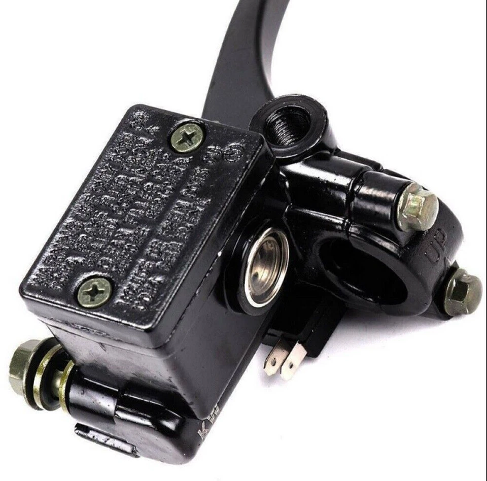 Bremspumpe Bremszylinder Bremshebel 22mm Für Roller Motorrad Schwarz Rechts. DE - Bild 1 von 4