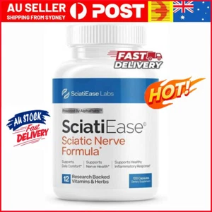 SciatiEase Lab Sciati Ease Sciatic Nerve Formula 120 Capsules expiry - Picture 1 of 7