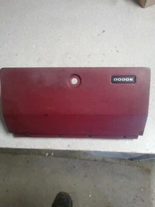 1989-93 Dodge Ram D1500-D3500 Truck Red Interior Glove Gox - Picture 1 of 12