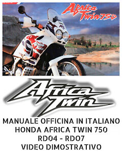 MANUALE OFFICINA IN ITALIANO HONDA AFRICA TWIN 750 RD04 e RD07