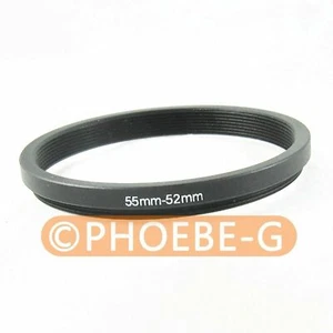 55mm-52mm 55-52 Step Down Filter Ring Stepping Adapter - Picture 1 of 1