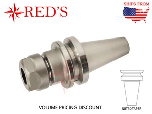 REDS NBT30-ER20-60 Präzisionsspannfutter Werkzeughalter G2.5 30k CNC Fräser Nickel - Bild 1 von 2