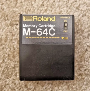 Roland M-64C Cartridge - TR-909, 707, 727, MKS-10/20/30/70, JX-10, JX-8P - Bild 1 von 2