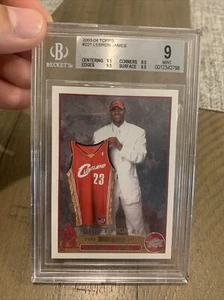Lebron James Rookie Card 2003-04 Topps #221 BGS 9 (9.5 9.5 9.5 8.5) 9.5 X3 - Picture 1 of 12
