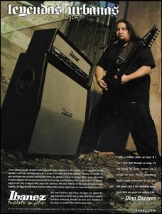 Dino Cazares (Fear Factory) 2004 Ibanez Toneblaster amp amplifier advertisement - Imagen 1 de 3