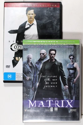 The Matrix + Constantine - Keanu Reeves - Region 4 - Sent Tracked - Image 1 of 4