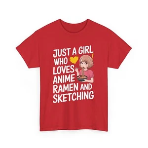 Just a Girl who loves Anime Shirt | Anime Inspired Shirt | Japanese Cartoon Tee - Picture 1 of 73