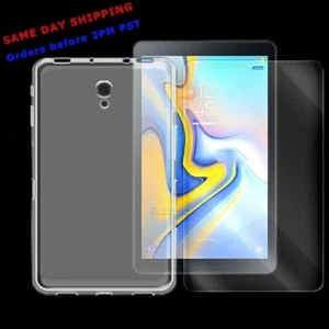 Tempered Glass Screen Protector TPU Case For Samsung Galaxy Tab A 10.5" T597P - Picture 1 of 1