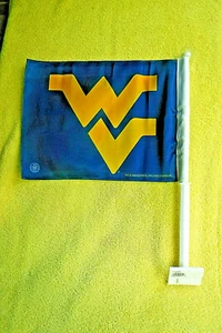 ¡NUEVO CON PEGATINAS - IMPRESIONANTE COCHE/VENTANA DE MONTAÑEROS DE VIRGINIA OESTE BANDERA DE COLOR AZUL! - Imagen 1 de 6