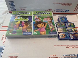 Lot of 9 Leap Frog Leapster Games | Spider-Man, NEMO SPONGE BOB & More - Picture 1 of 7