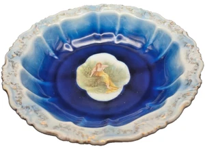 Antique Rosenthal Bavaria 'Alice' Cobalt Blue Fruit Bowl – c.1890 – 26 cm - Picture 1 of 8