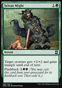 *MRM* ENG 4x Wild Power (Sylvan Might ) MTG Eternal Master - Bild 1 von 1