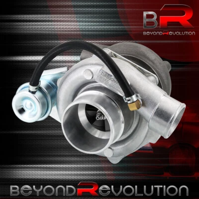 GT28 Water Oil Cool Turbo Turbine .64 Compressor .60 AR Internal Wastegate 8 PSI - Image 1 of 3