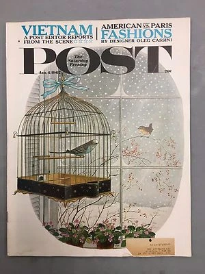 THE SATURDAY EVENING POST JANUARY 6, 1962 VIETNAM AMERICA VS PARIS FASSION - Image 1 of 2
