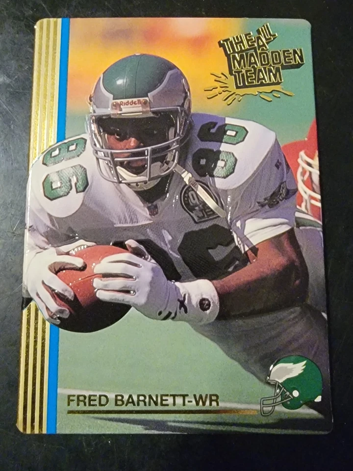 1992 Action Packed Football All-Madden Team #16 Fred Barnett  - Image 1 of 2