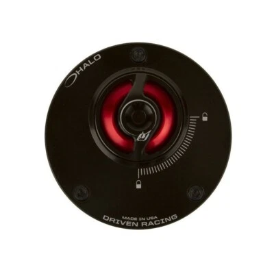 DRIVEN RACING HALO FUEL BASE/CAP YAMAHA FZ-07/MT-07 2014-2023 RED GAS CAP - Image 1 of 4