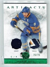 12-13 UD Upper Deck Artifacts  Derek Roy  75/75  Last Card  Jersey--Patch