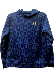 Under Armour Hoodie Size YLG Blue: catchie BLUE UA logo design - Picture 1 of 3