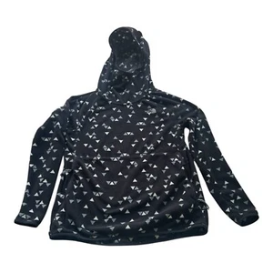 The North Face Pullover Womens Med Abstract Long Sleeve Hooded Funnel Neck - Picture 1 of 8
