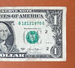 December 12, 1970 (B 12121970 G) $1 One Dollar Bill Birthday Note - Picture 1 of 3