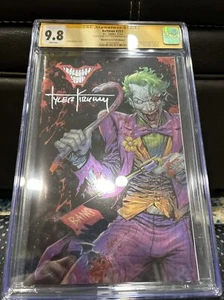Batman 251 Battle Damage Joker Tyler Kirkham Folie signiert & Bemerkung CGC 9.8 - Bild 1 von 6
