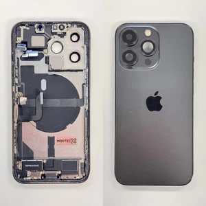 Marco de carcasa original gris espacial de repuesto AB para Apple iPhone 13 Pro OEM - Imagen 1 de 5