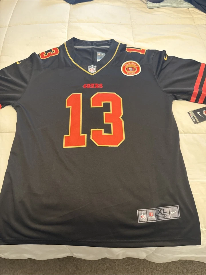 Nike San Francisco 49ers Brock Purdy #13 Jersey Size XL NWT Black/ Red/Gold - Image 1 of 4