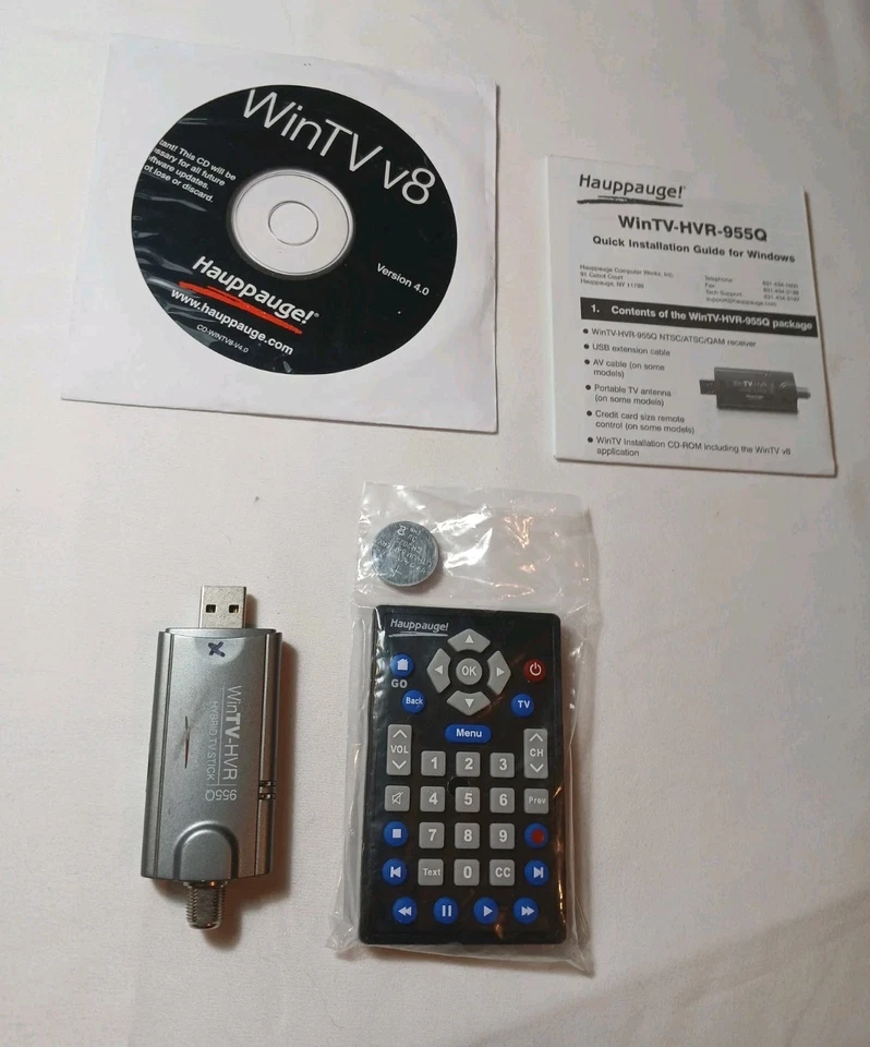 Hauppauge WinTV HVR 955Q Hybrid TV Stick Record TV To PC Used - Image 1 of 1