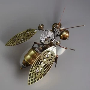 3D Puzzle Steampunk mechanische Insekten Metall Montage Biene Modellbausatz - Bild 1 von 3
