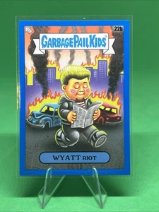 Wyatt Riot 2024 Topps GPK Green Day Blue /99 #22b Garbage Pail Kids - Bild 1 von 11