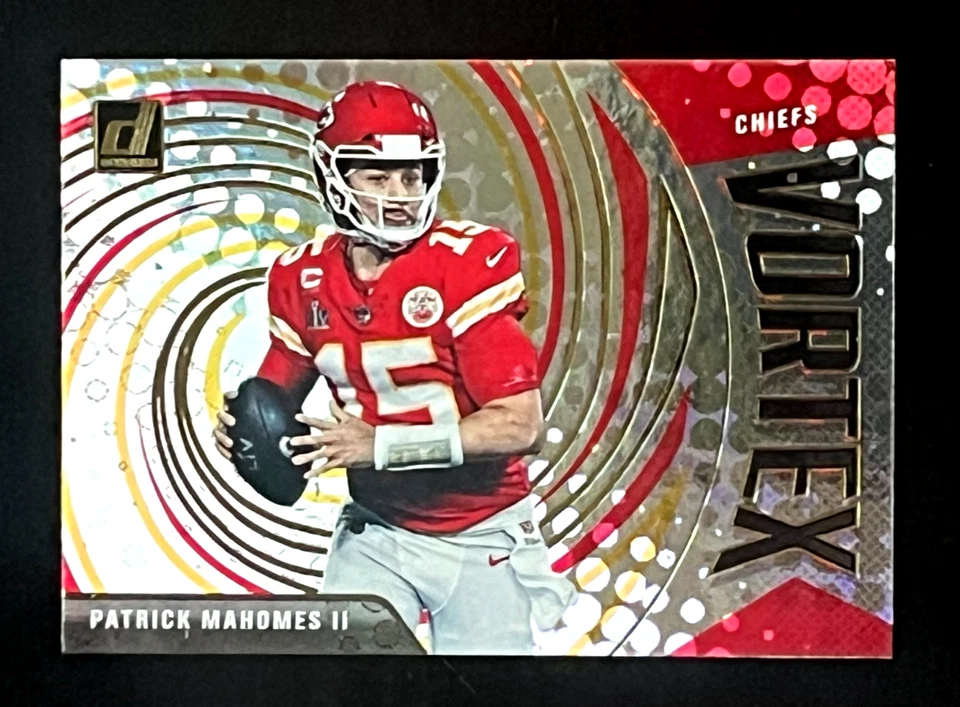 Patrick Mahomes II 2021 Donruss VORTEZ Holofoil Kansas City Chiefs #VTX-PMA - Image 1 of 3