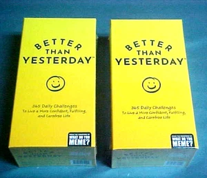 Two: Better than Yesterday 365 Daily Challenges Games NOS Sealed ~ Free Shipping - Picture 1 of 3