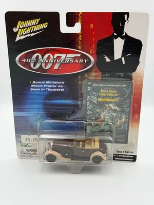 Johnny Lightning 007 James Bond Hispano Suiza Limousine, Brown, 1:64, NIB - Image 1 of 4