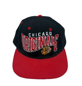 Chicago Blackhawks CCM SnapBack Mütze Vintage NHL American Needle Hockey rot - Bild 1 von 5