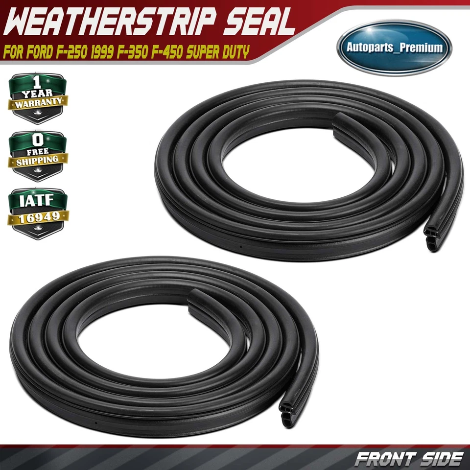 2x Sello de resistencia para puerta delantera para Ford F-250 1999 F-350 F-450 Super Duty 99-04 Foto 1 de 4